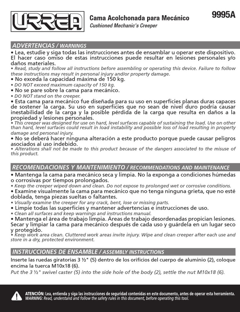 Urrea 9995A instructions Urrea 9995A instructions