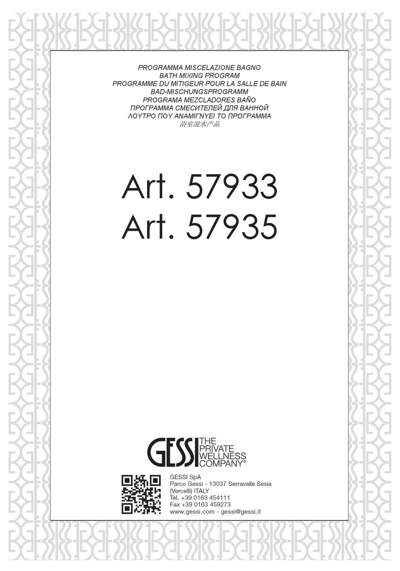 Gessi 57935 Bath Mixing Program