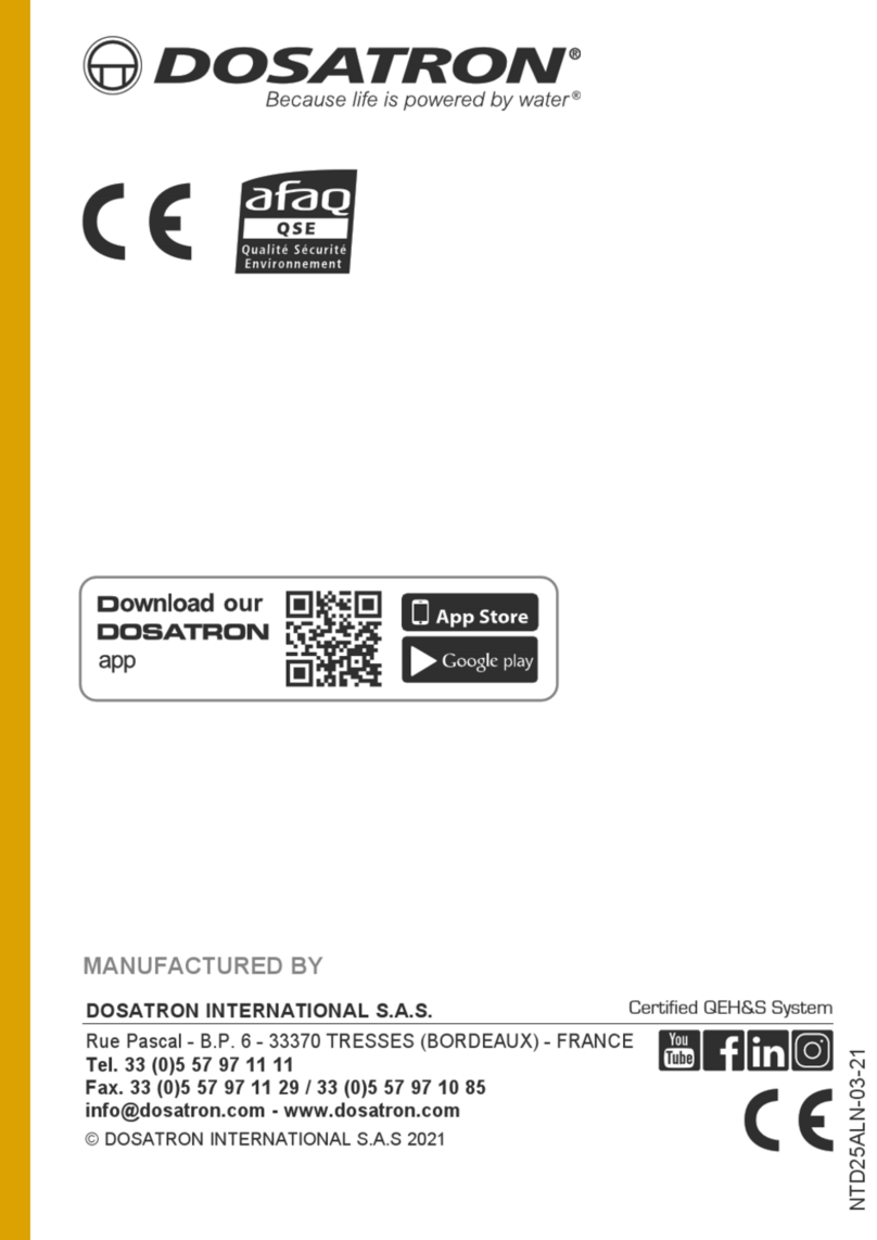 dosatron ANIMAL HEALTH D25AL2-N User manual dosatron ANIMAL HEALTH D25AL2-N User manual