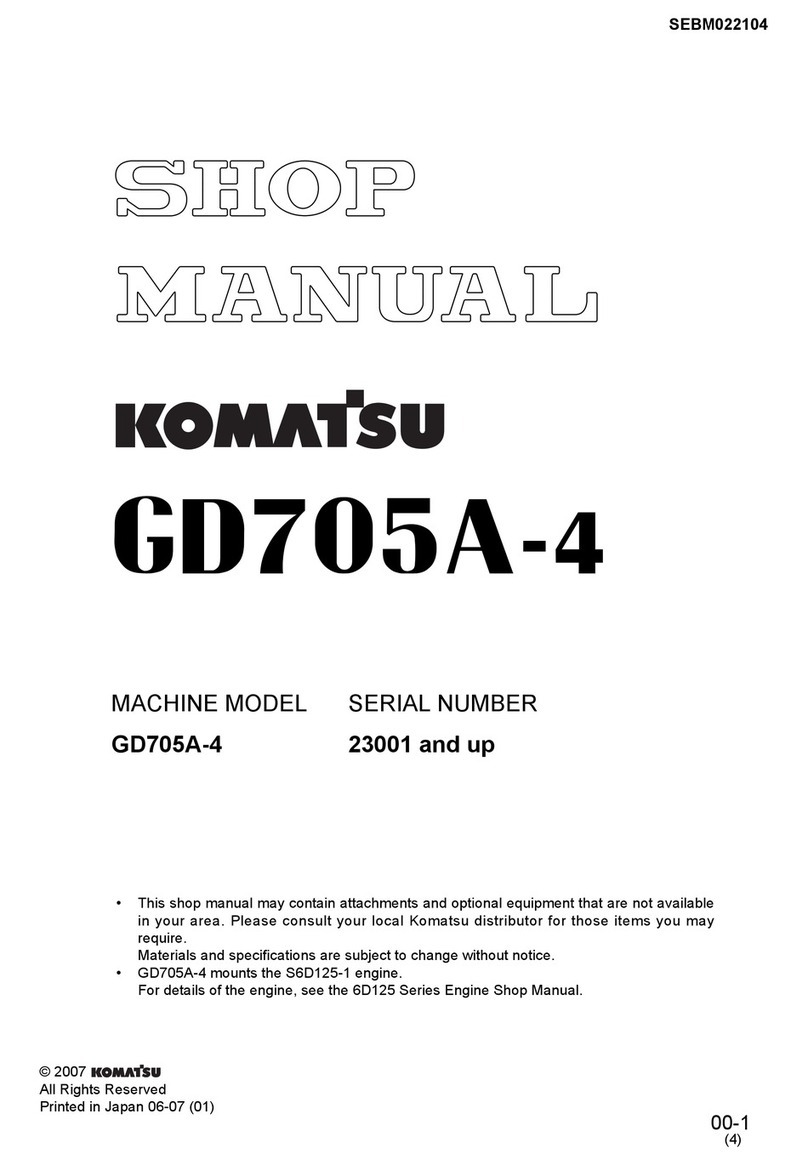 Komatsu GD705A-4 Install guide