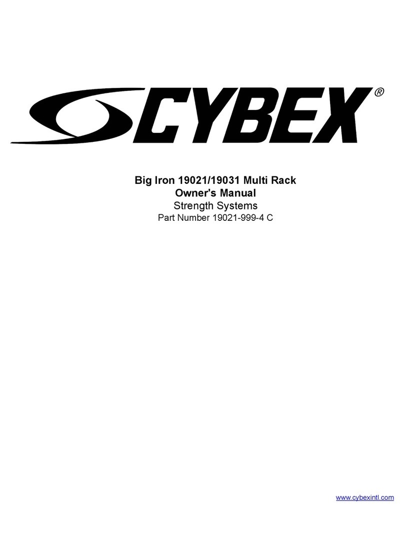 CYBEX Big Iron 19021 Multi Rack User manual