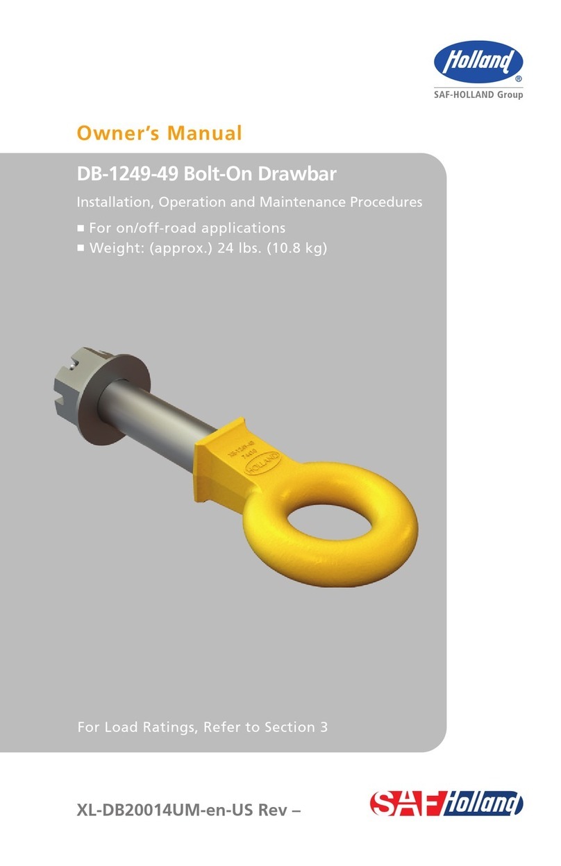 SAF-HOLLAND HOLLAND DB-1249-49 owner's manual SAF-HOLLAND HOLLAND DB-1249-49 owner's manual