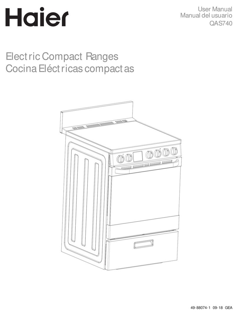 Haier QAS740 User manual Haier QAS740 User manual