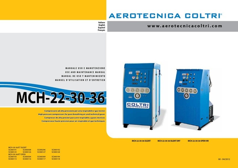 AEROTECNICA COLTRI MCH-22 Use and maintenance manual