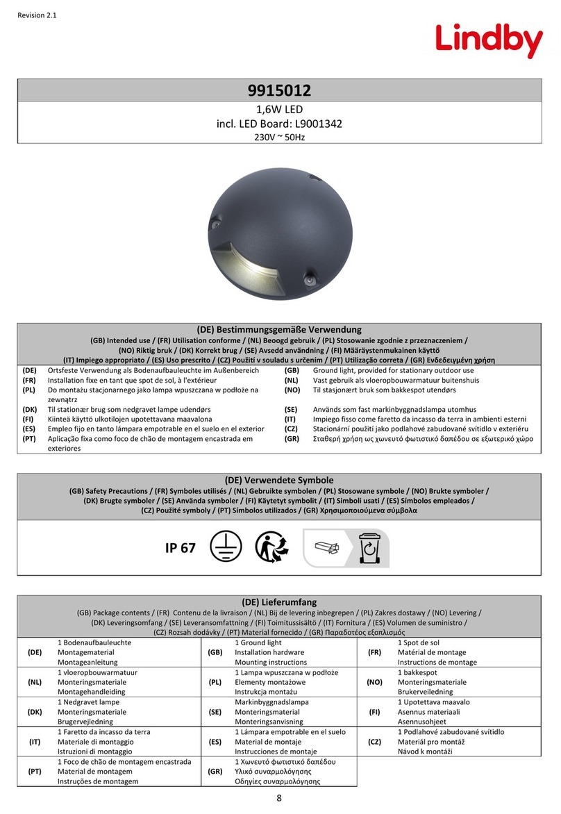 Lindby Huban 9915012 quick start guide