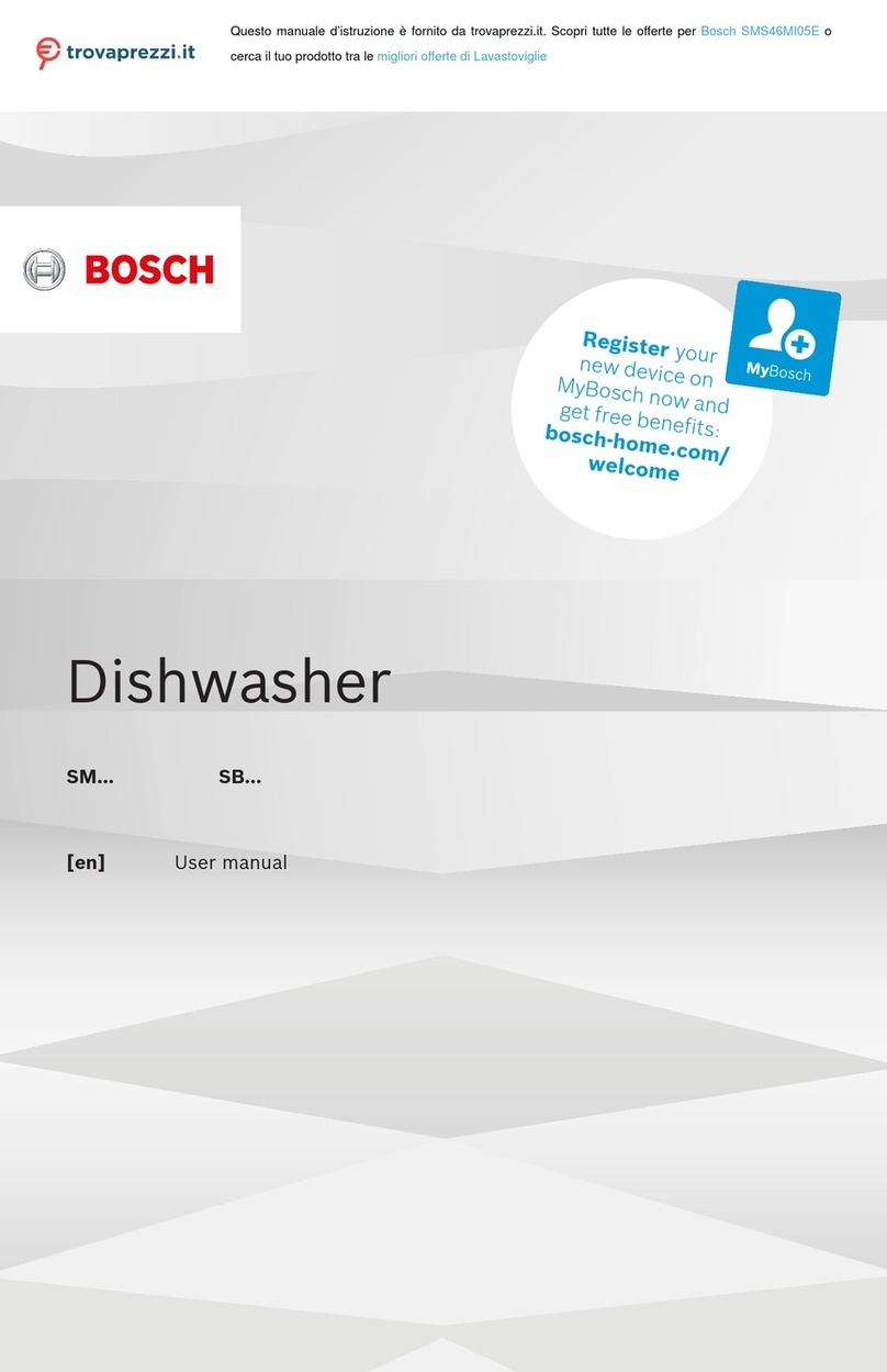 Bosch SMS46MI05E User manual