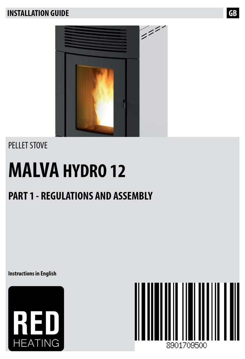Red Heating MALVA HYDRO 12 installation guide
