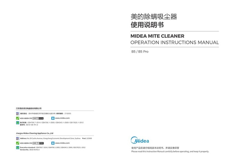 Midea B5 Operation & instruction manual