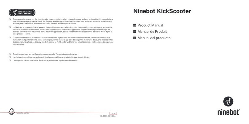 Ninebot KickScooter F2 product manual