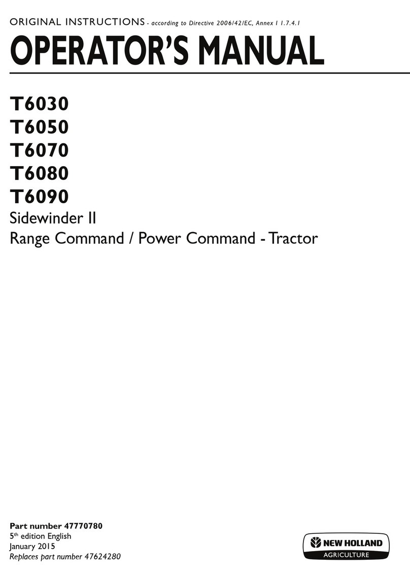 New Holland SideWinder II Operator's manual
