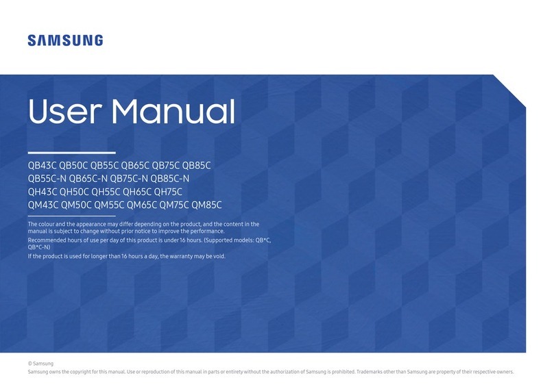 Samsung QB43C User manual