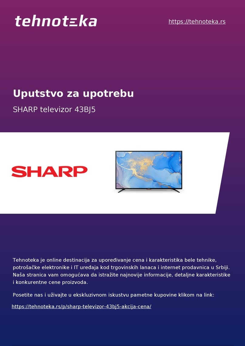 Sharp 43BJ5 User manual