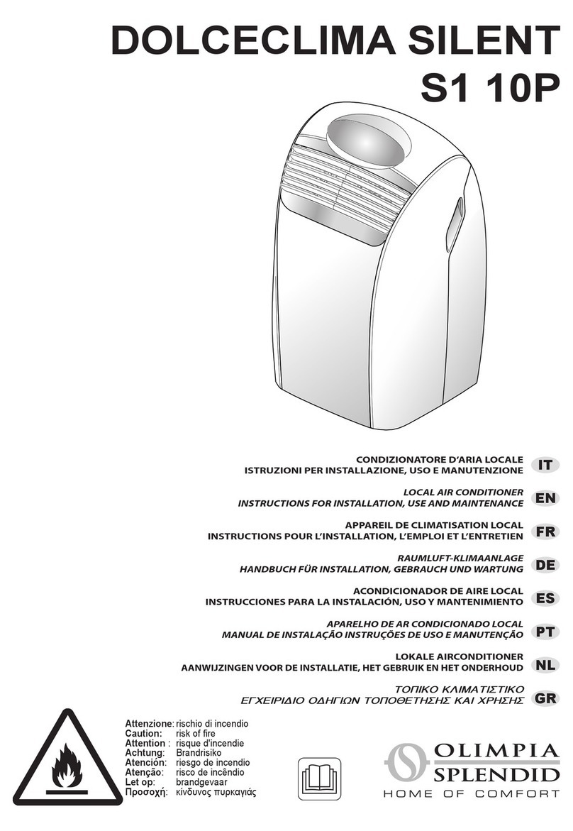 Olimpia splendid DOLCECLIMA SILENT S1 10P Parts list manual