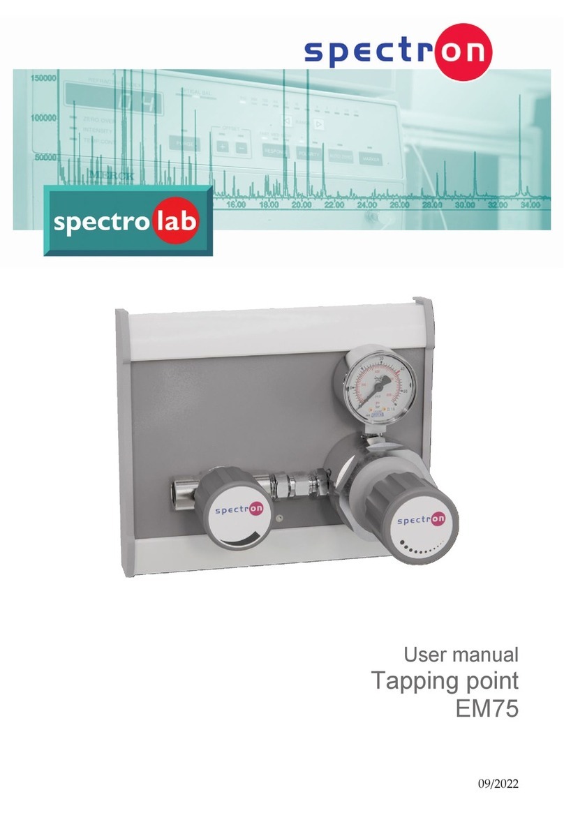 Spectron spectrolab EM75 User manual