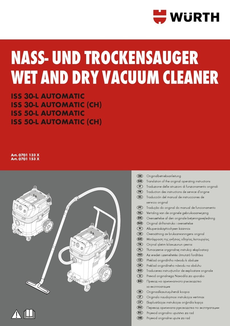 Würth ISS 50-L AUTOMATIC Translation of the original operating instructions