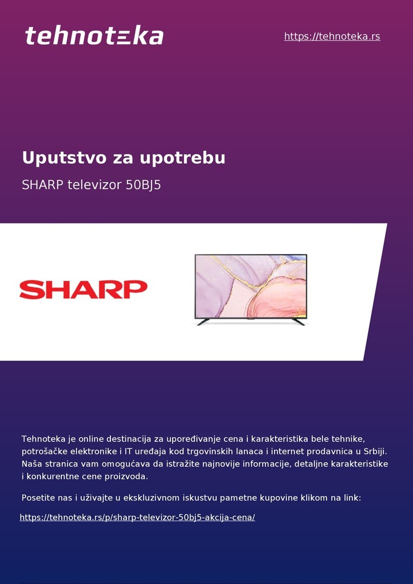 Sharp 50BJ5 User manual