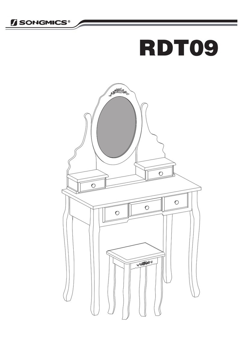 Songmics RDT09 Assembly instructions