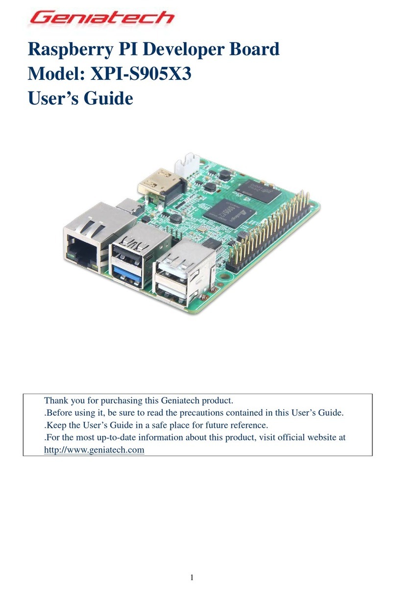 Geniatech XPI-S905X3 User manual Geniatech XPI-S905X3 User manual