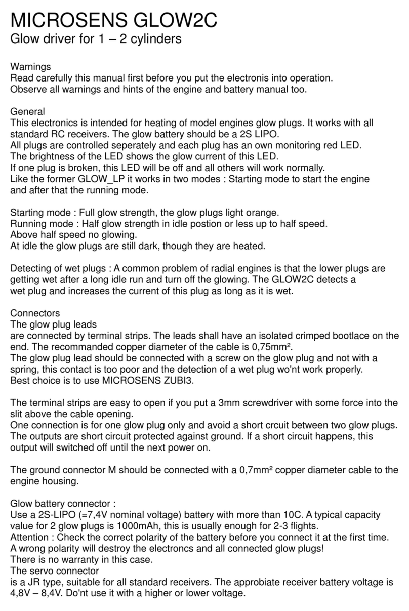 Microsens GLOW2C Mounting instructions