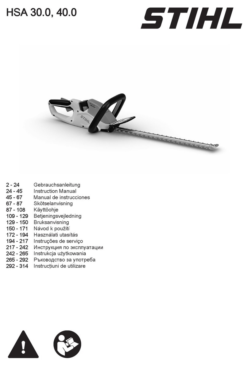 Stihl HSA 40.0 User manual