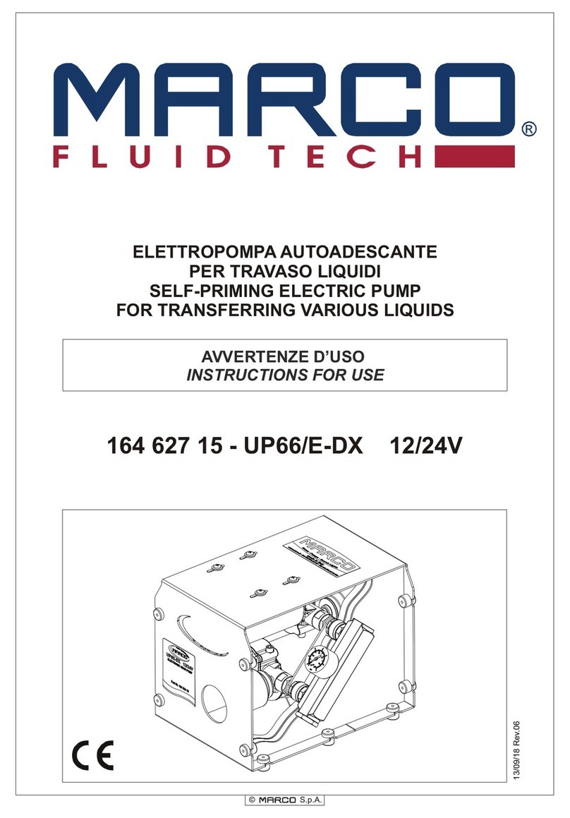 Marco UP66/E-DX Instructions for use