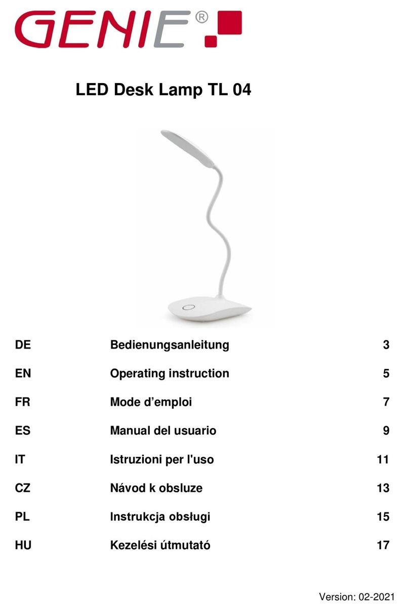 Genie TL 04 User manual