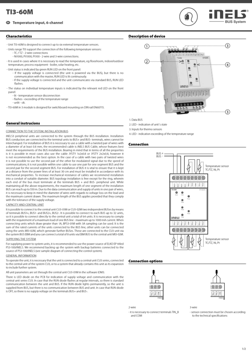 iNels TI3-60M manual