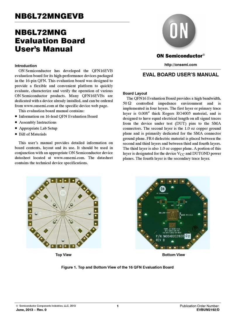 ON Semiconductor NB6L72MNGEVB user manual