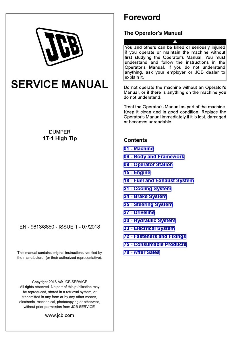 jcb 1T-1 High Tip User manual