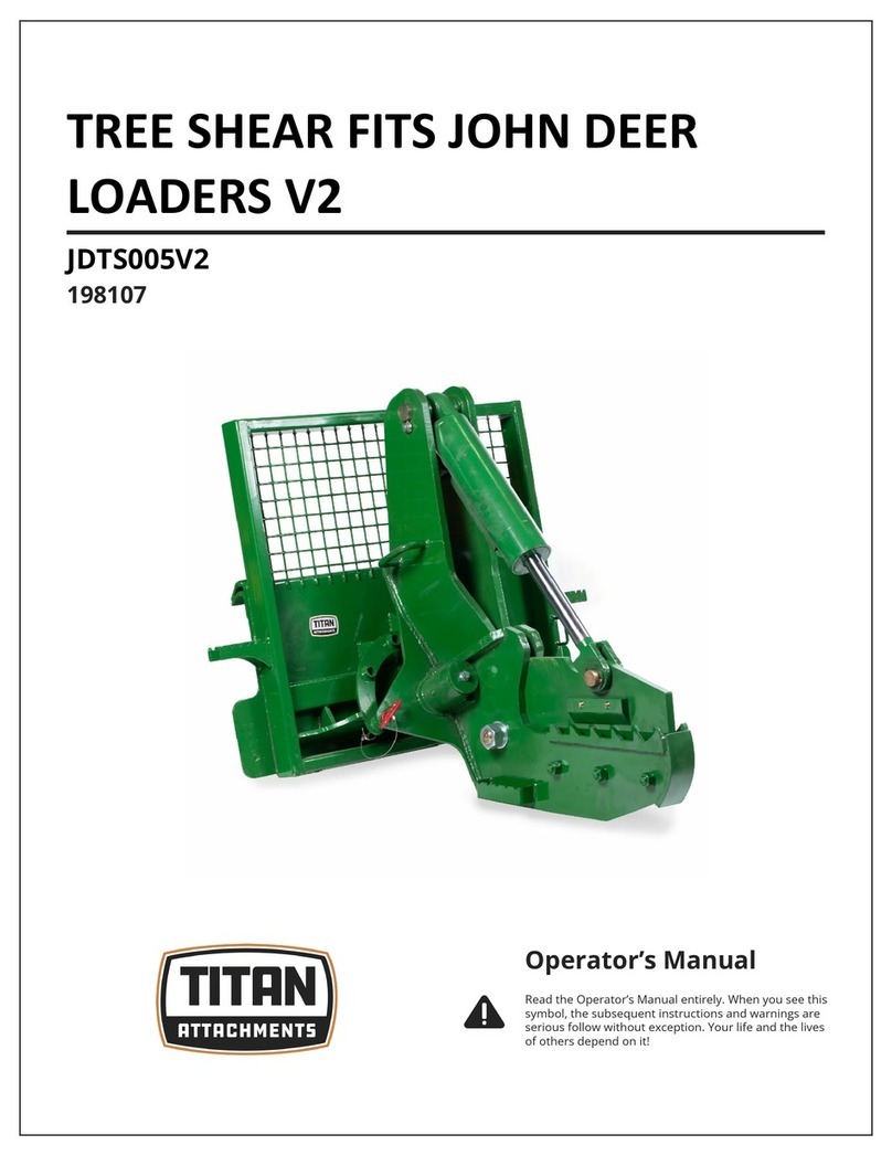 Titan Attachments JDTS005V2 User manual