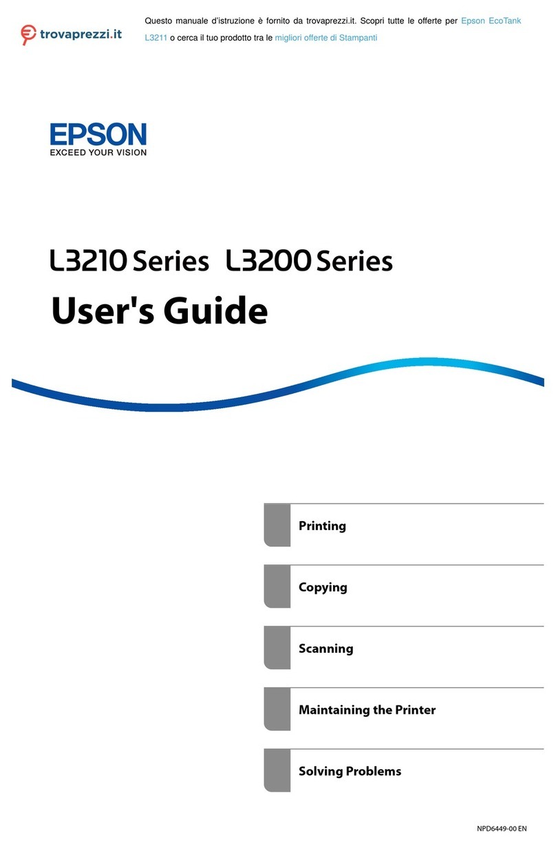 Epson EcoTank L3211 User manual
