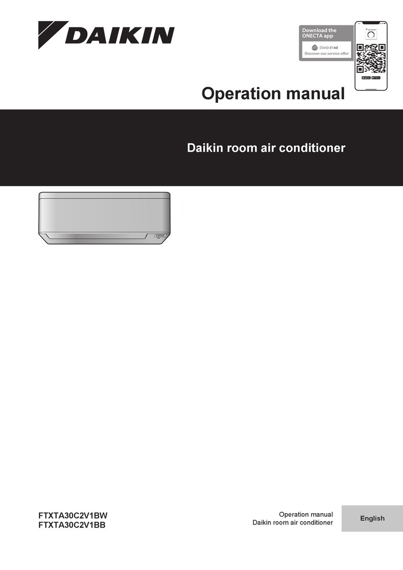 Daikin FTXTA-CW Operation manual