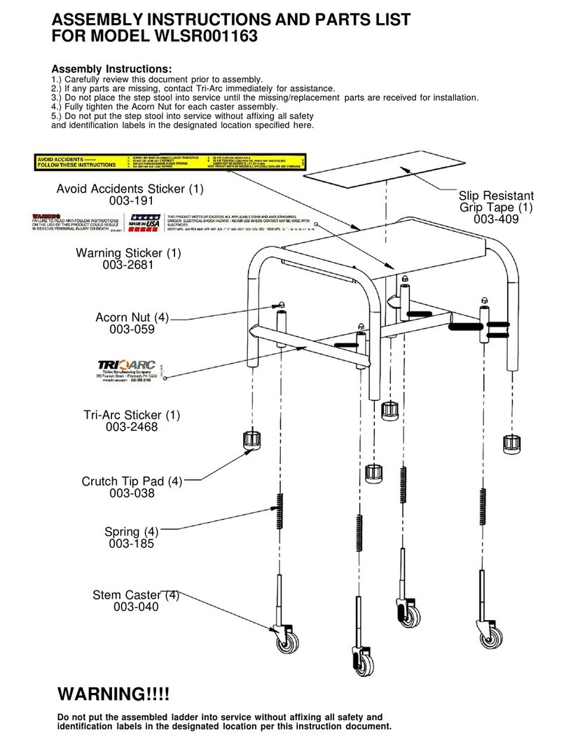 TRI-ARC WLSR001163 Assembly instructions