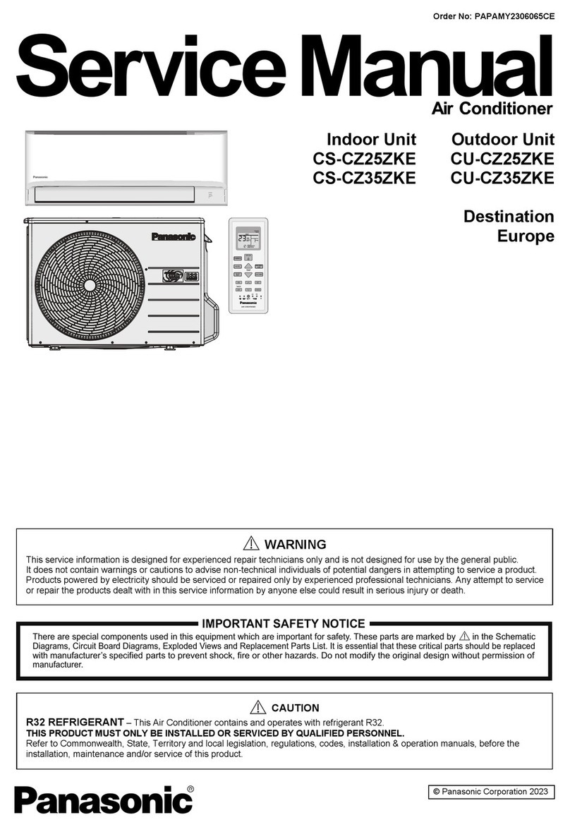 Panasonic CS-CZ25ZKE User manual