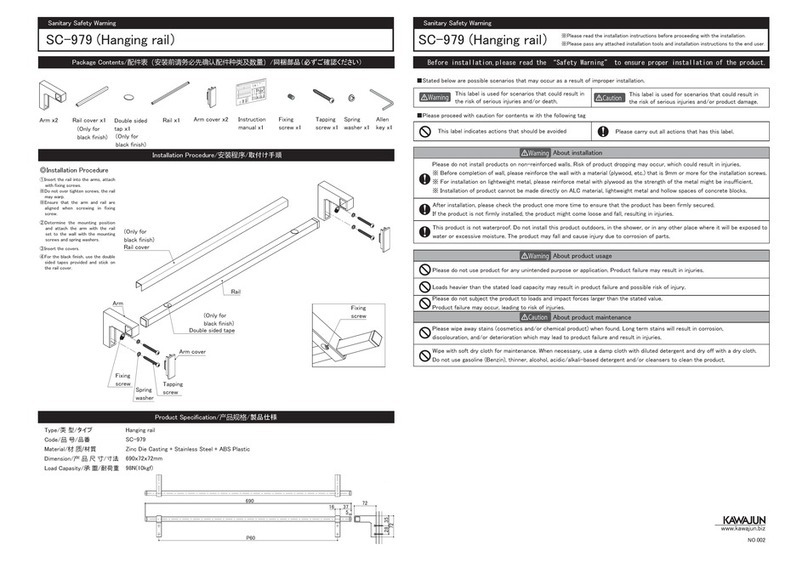 KAWAJUN SC-979 User manual KAWAJUN SC-979 User manual