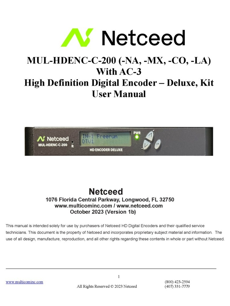 Netceed MUL-HDENC-C-200 Series user manual