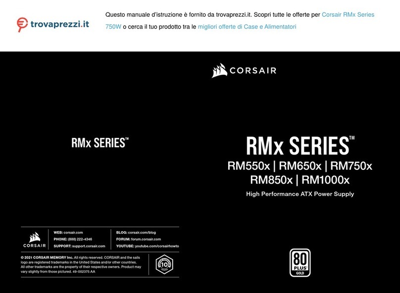 Corsair RMx Series manual