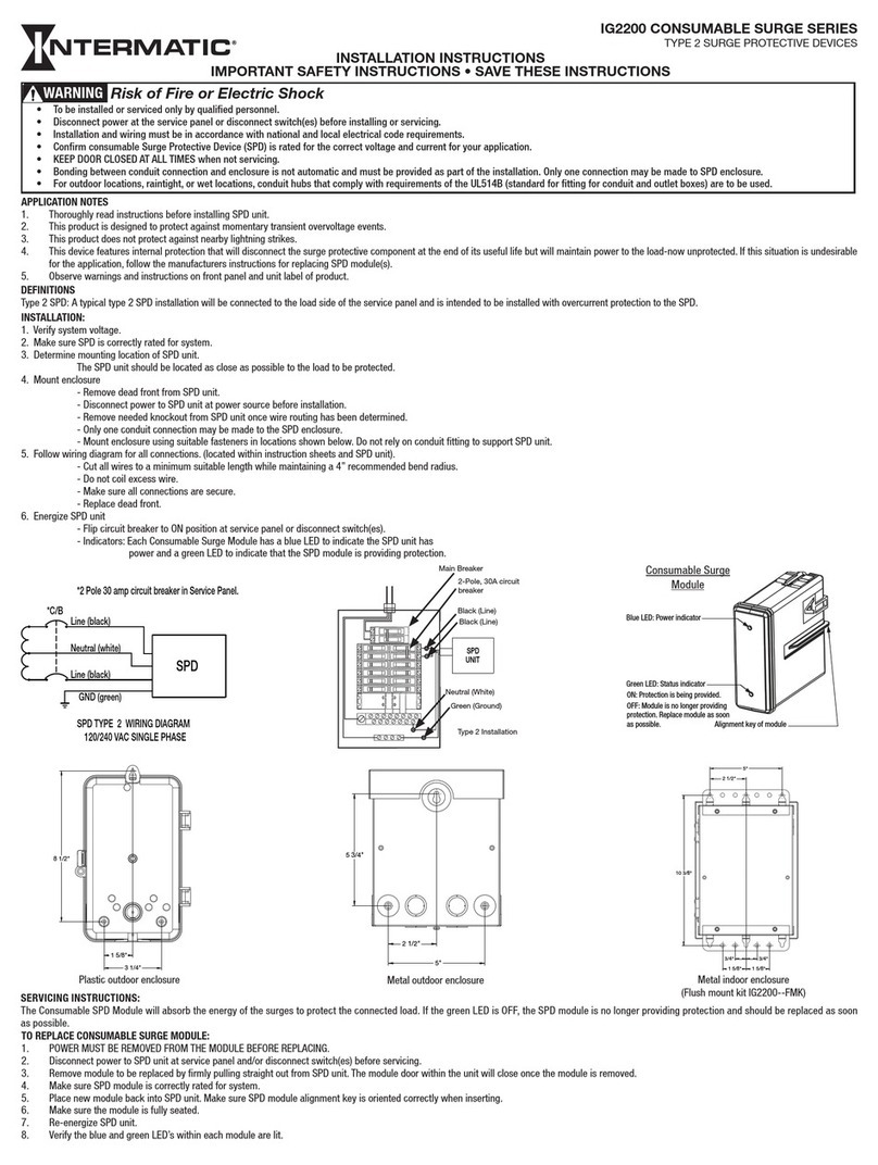 Intermatic IG2200 User manual