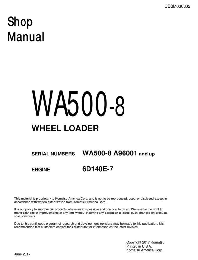 Komatsu A96001 Shop Manual