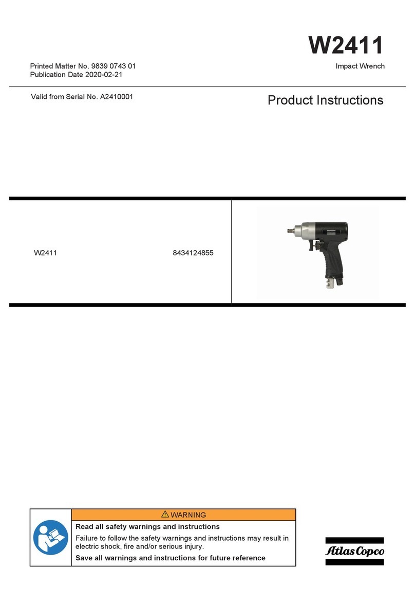 Atlas Copco W2411 instructions