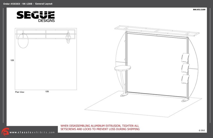 VISIONARY DESIGNS SEGUE VK-1308 User manual