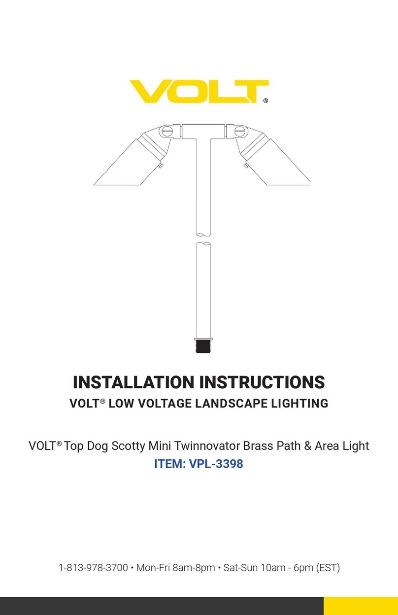Volt Top Dog Scotty Mini Twinnovator Brass User manual