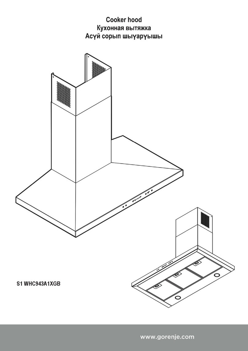 Gorenje S1 WHC943A1XGB User manual
