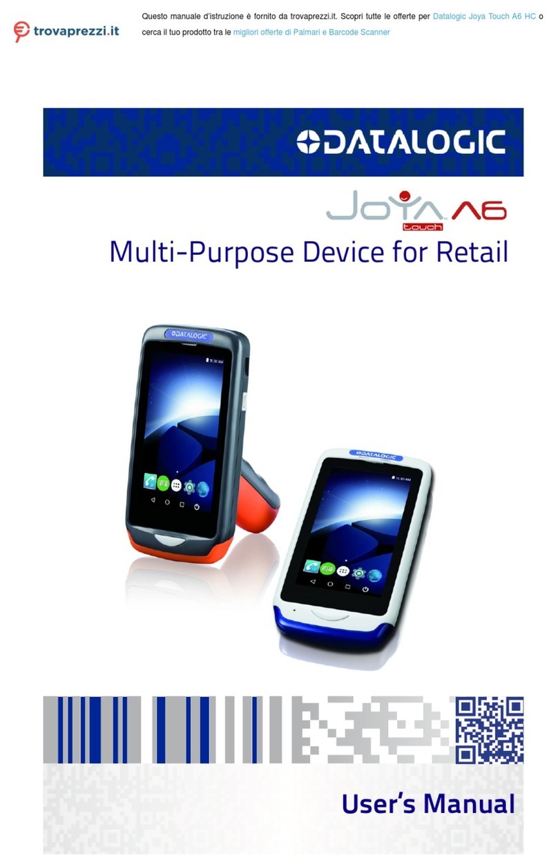 Datalogic Joya Touch A6 HC user manual
