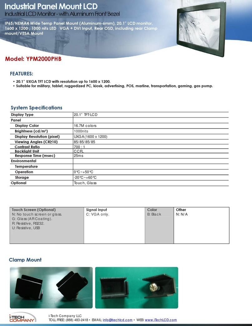 I-Tech YPM2000PHB User manual