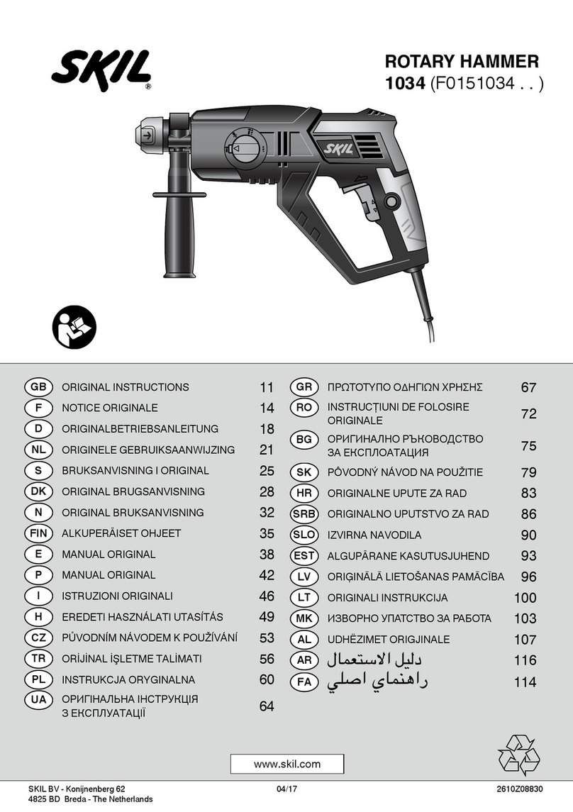 Skil F0151034 Series User manual