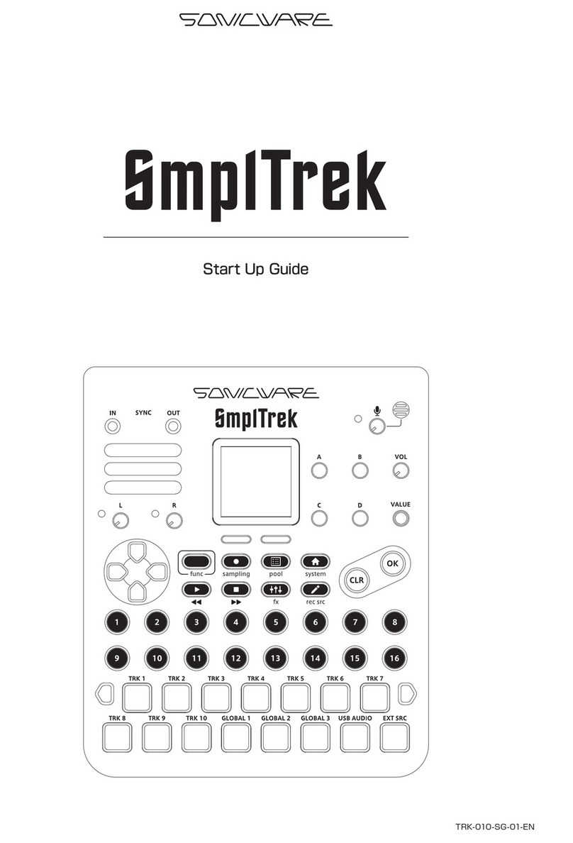 Sonicware SmplTrek Startup guide