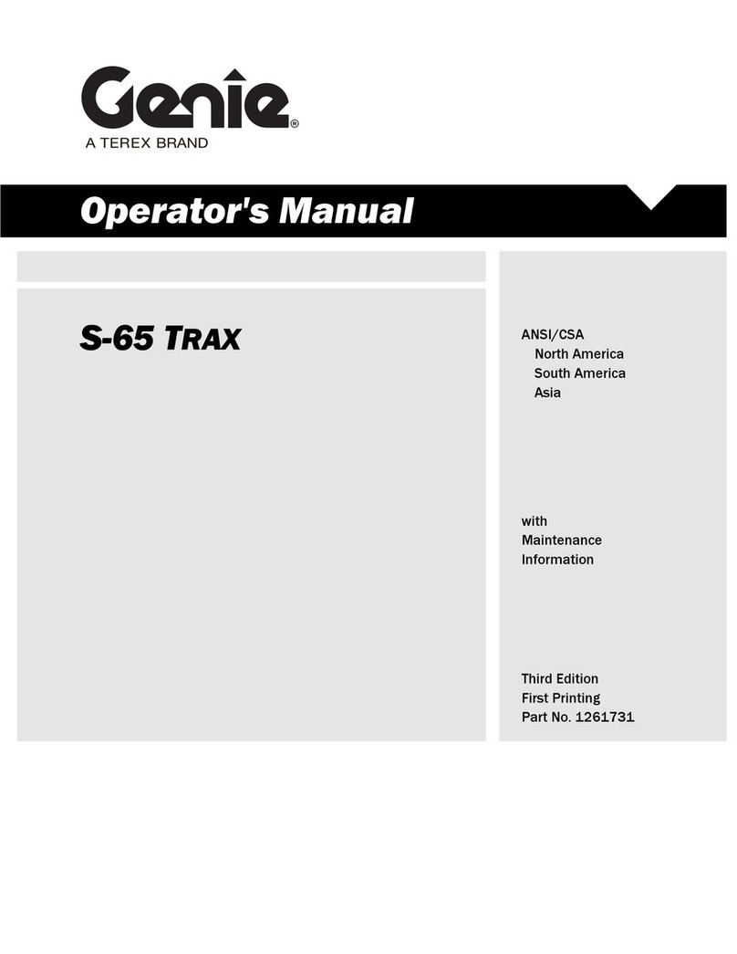 Terex Genie S-65 TraX Operator's manual Terex Genie S-65 TraX Operator's manual