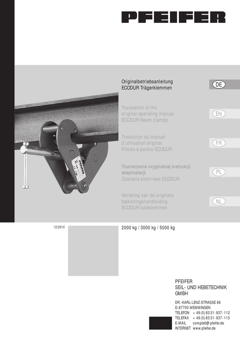 Pfeifer ECODUR 136879 Original operating manual