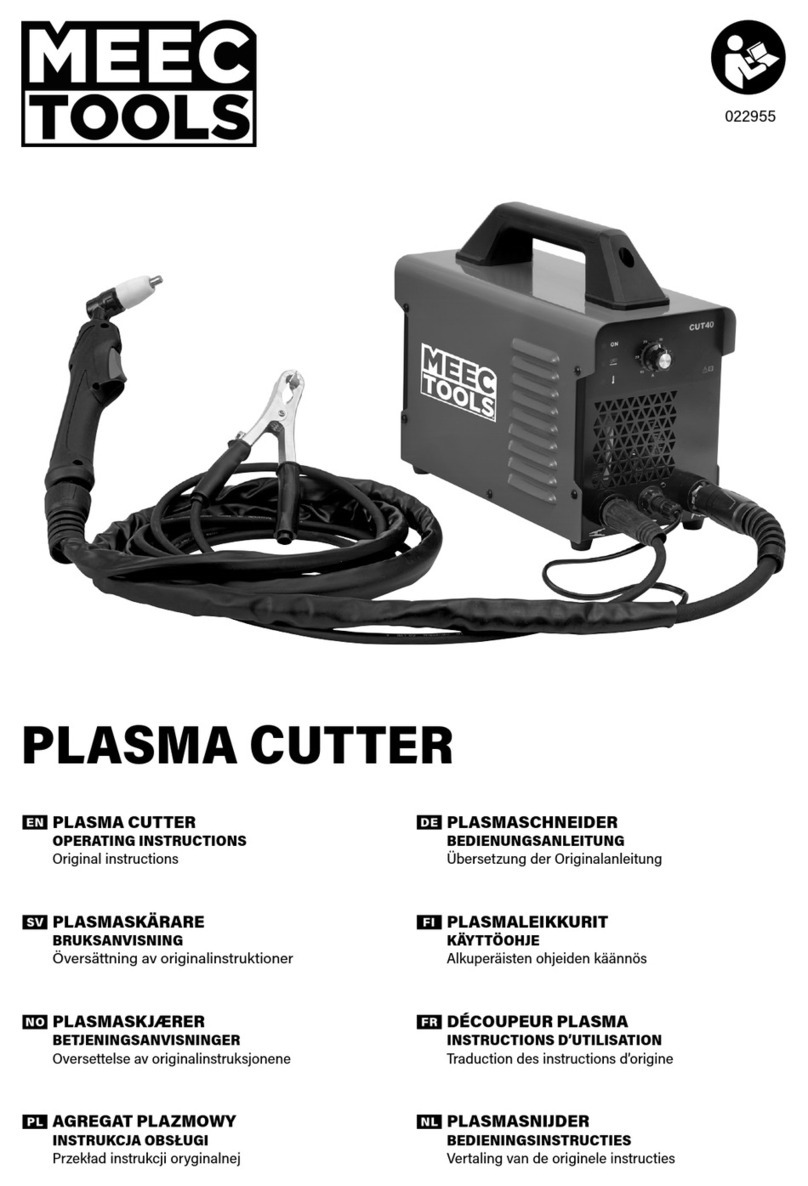 Meec tools 022955 operating instructions